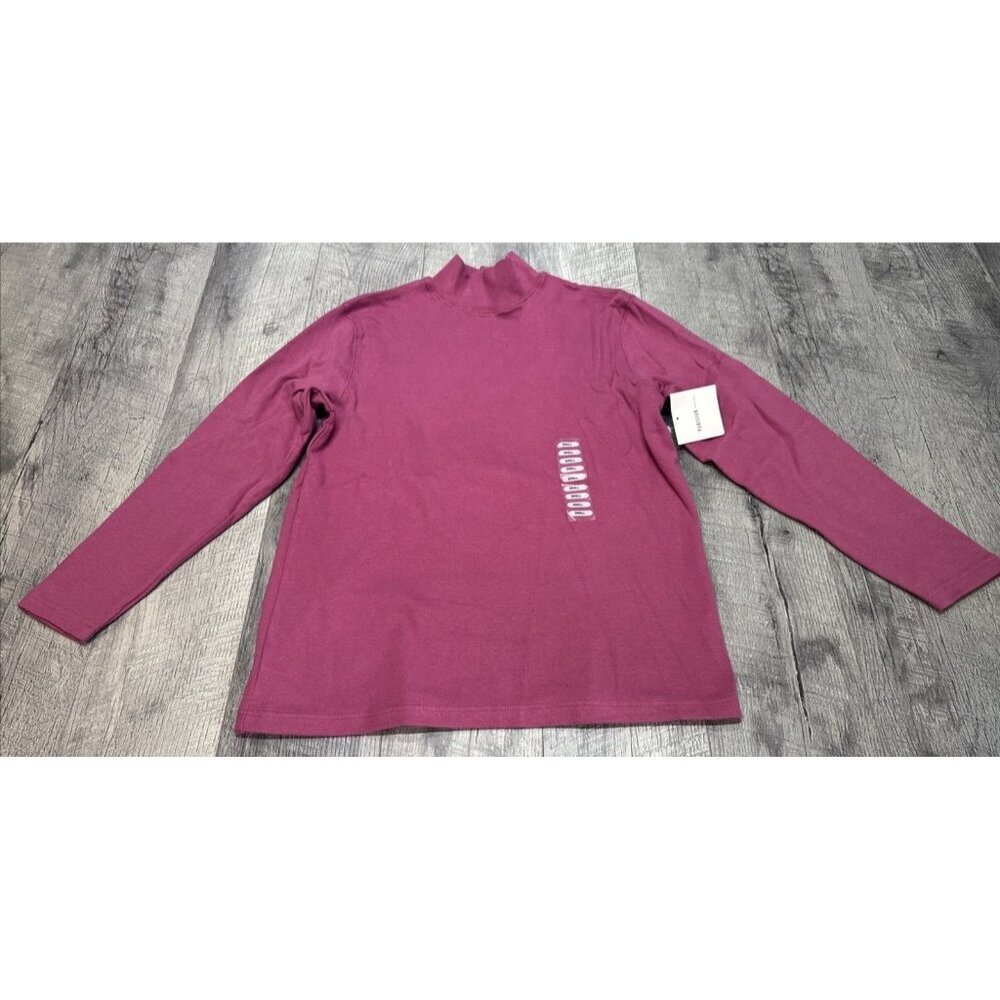 Vintage Long Sleeve Shirts Lot 4 Womens SMALL Knit Turtleneck Colorful Y2K NEW - Picture 2 of 10